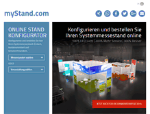 Tablet Screenshot of mystand.com